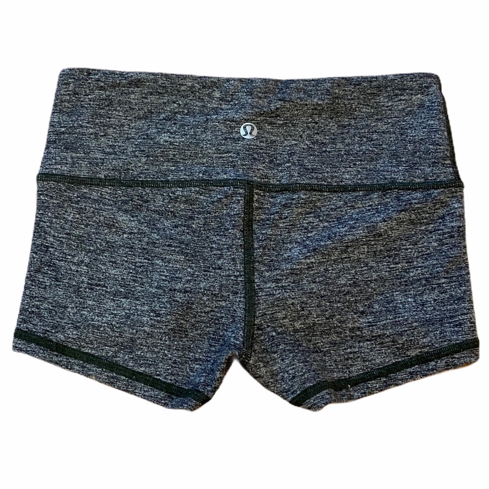Lululemon Grey 2” Inseam Workout Shorts Size 2